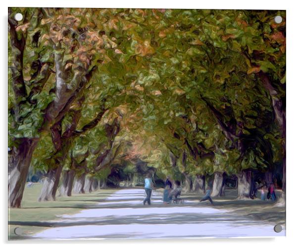 a walk in the park Acrylic by Martin Parkinson