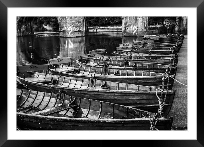 The Boats Framed Mounted Print by Tony Emery