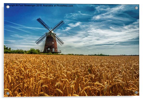 John Webb's Windmill Acrylic by Paul Messenger