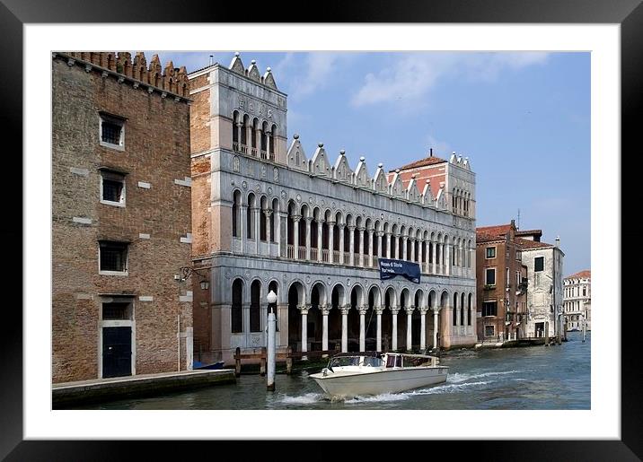  The architecture of Venice Framed Mounted Print by Steven Plowman