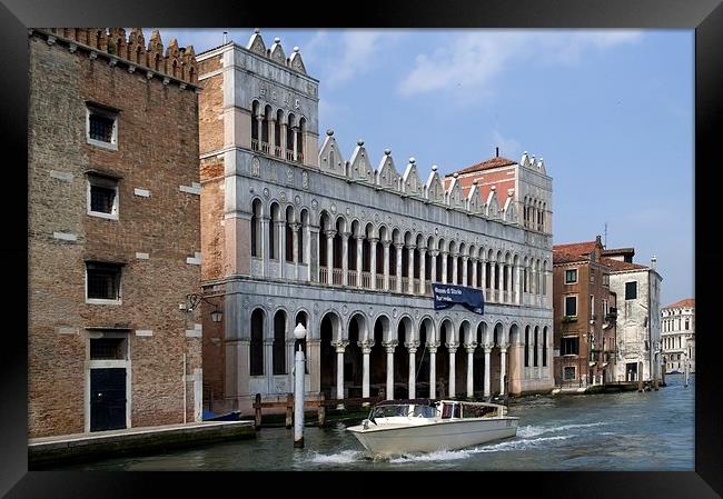  The architecture of Venice Framed Print by Steven Plowman