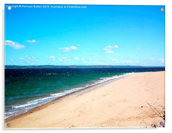  Priory Beach Acrylic by Rachael Bufton