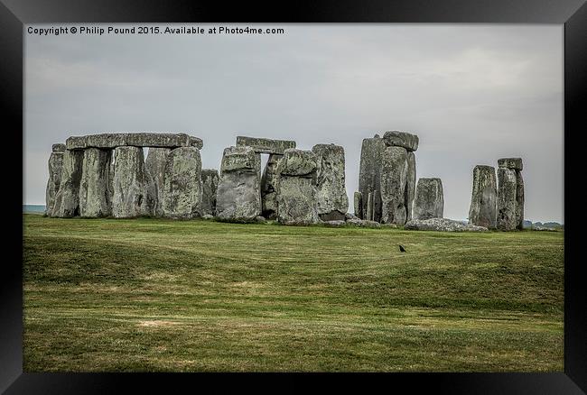 Stonehenge  Framed Print by Philip Pound