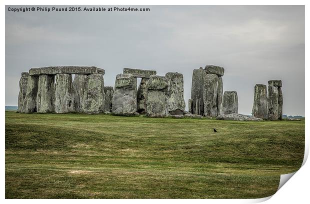  Stonehenge  Print by Philip Pound