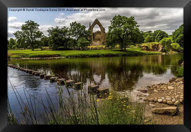  Bolton Abbey At The Best Of Summer Framed Print by Sandi-Cockayne ADPS