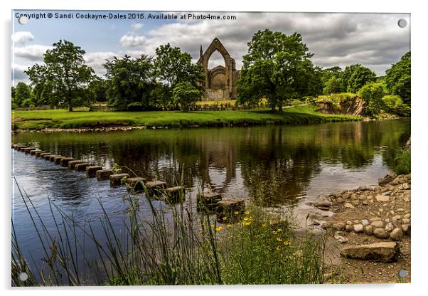  Bolton Abbey At The Best Of Summer Acrylic by Sandi-Cockayne ADPS
