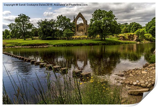  Bolton Abbey At The Best Of Summer Print by Sandi-Cockayne ADPS