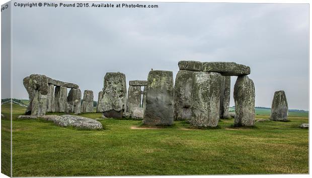  Stonehenge Monument Canvas Print by Philip Pound