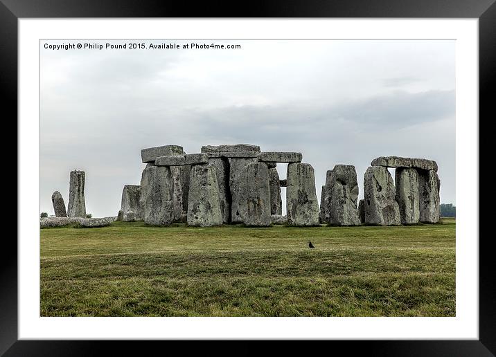 Stonehenge  Framed Mounted Print by Philip Pound
