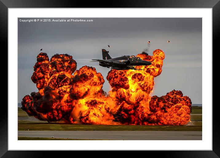  Hawk T2 Role Demo Framed Mounted Print by P H