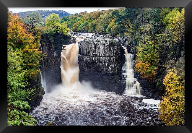 High Force Teesdale County Durham England Framed Print by David Forster