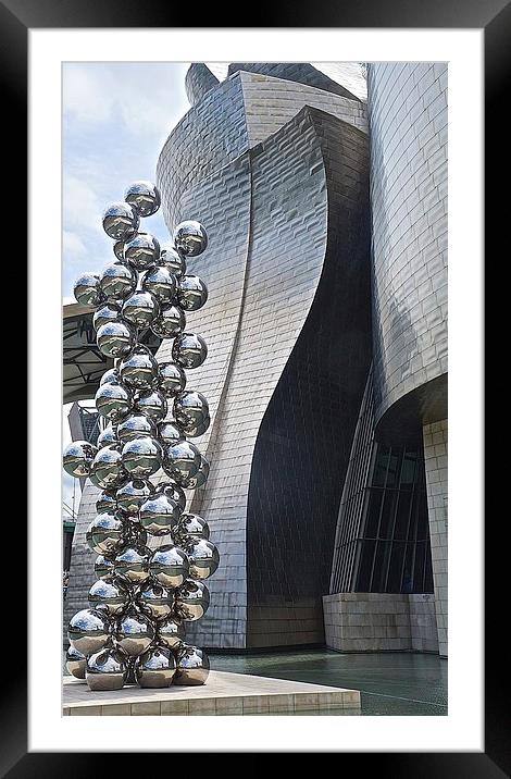  Anish Kapoor's Silver Spheres Framed Mounted Print by Sue Bottomley