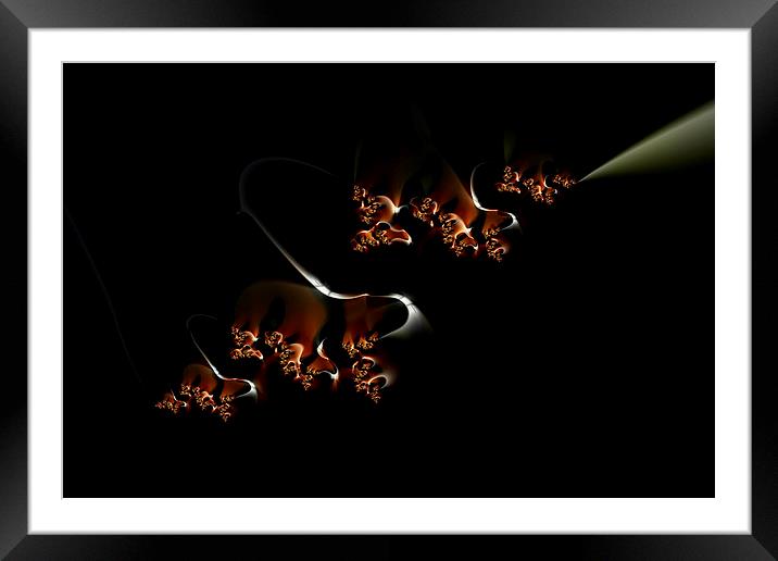 Searchlight Framed Mounted Print by Steve Purnell
