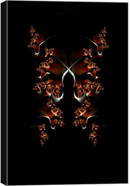 Fractal Butterfly Canvas Print by Steve Purnell