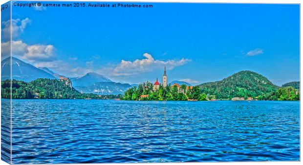  Lake Bled Canvas Print by camera man
