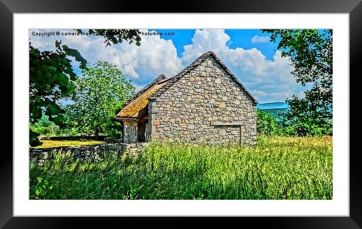  Old Barn Framed Mounted Print by camera man