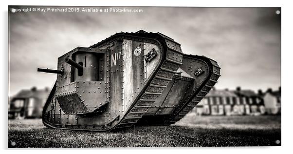  N17 Niveleur Tank Acrylic by Ray Pritchard