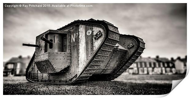  N17 Niveleur Tank Print by Ray Pritchard