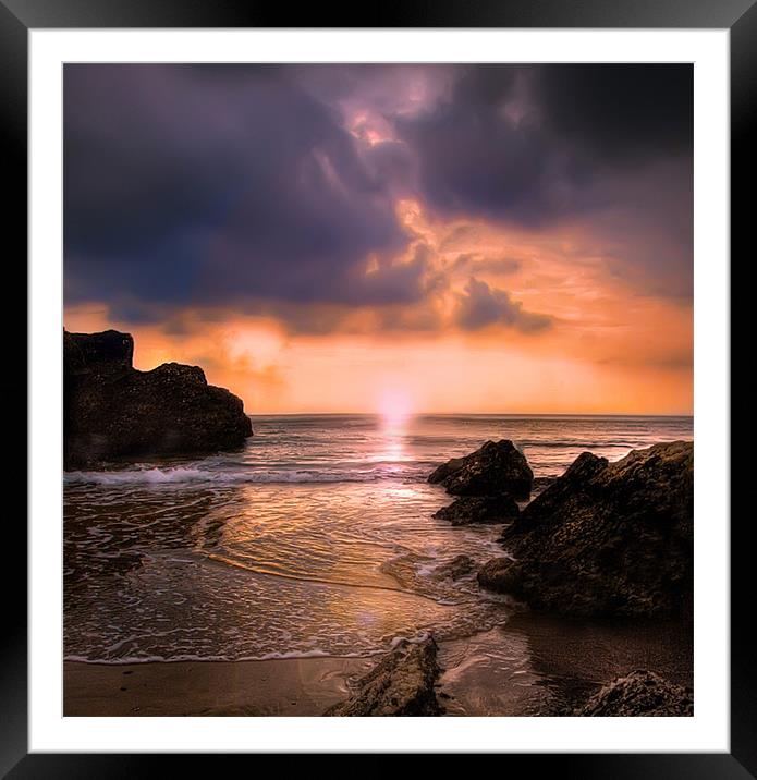 Cornish Sunrise Framed Mounted Print by Mike Sherman Photog