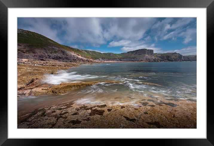  Fall Bay Framed Mounted Print by Leighton Collins