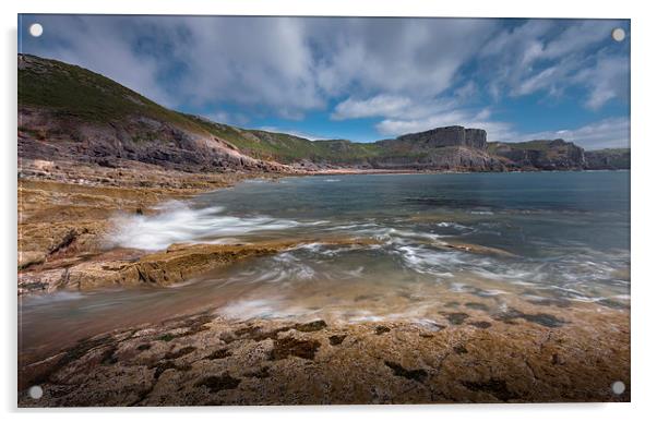  Fall Bay Acrylic by Leighton Collins