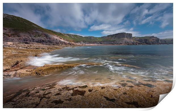  Fall Bay Print by Leighton Collins