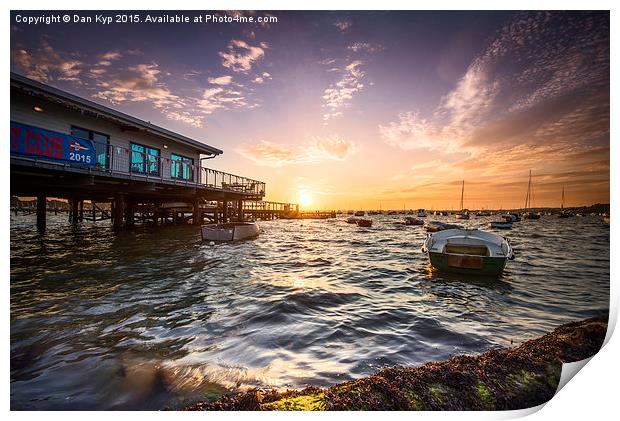  Sundown at Sandbanks Print by Dan Kyp