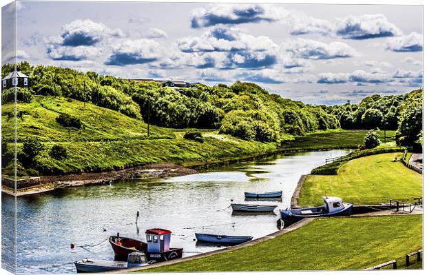 Once a thriving port - Seaton Sluice  Canvas Print by Naylor's Photography