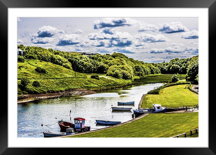 Once a thriving port - Seaton Sluice  Framed Mounted Print by Naylor's Photography