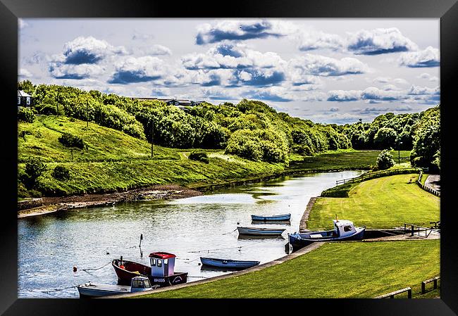 Once a thriving port - Seaton Sluice  Framed Print by Naylor's Photography