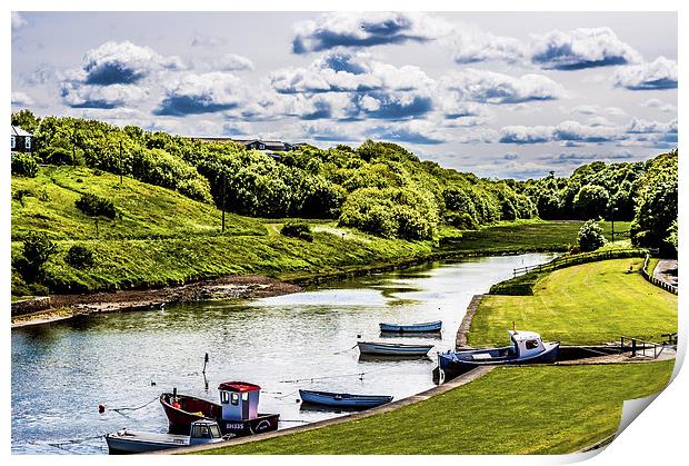 Once a thriving port - Seaton Sluice  Print by Naylor's Photography