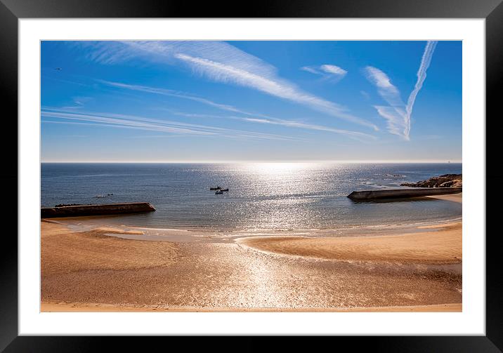 Cullercoats Bay  Framed Mounted Print by Naylor's Photography