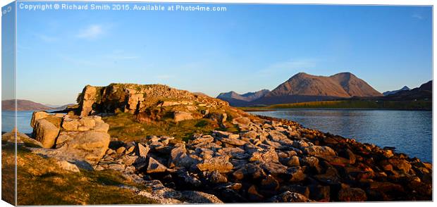 Glamaig from the Aird Canvas Print by Richard Smith