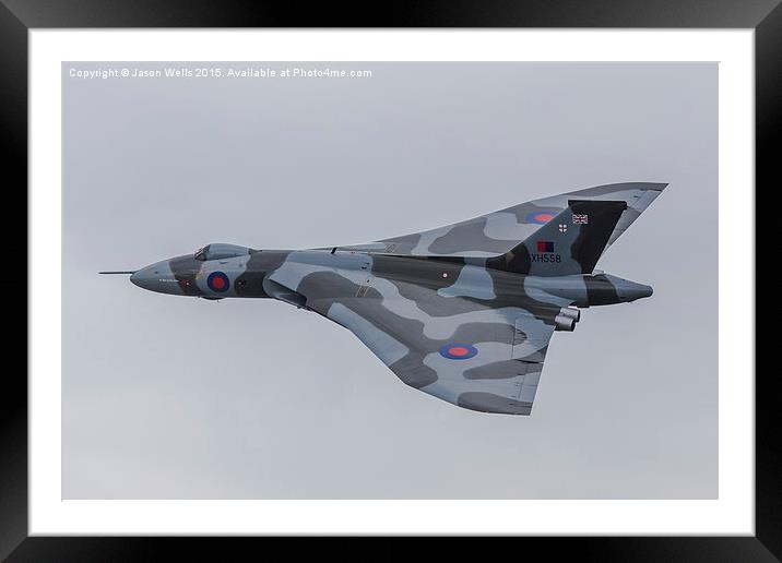 Topside of the XH558 in her final season Framed Mounted Print by Jason Wells