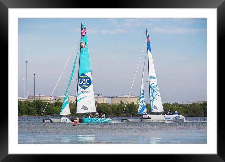 Extreme Sailing Framed Mounted Print by Dean Merry
