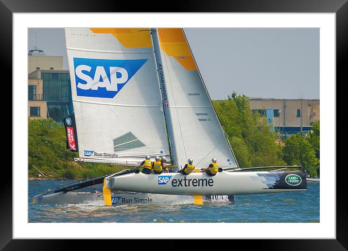 Extreme Sailing   Framed Mounted Print by Dean Merry