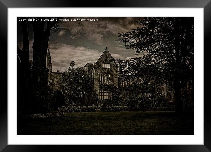 The Stately Ruin Framed Mounted Print by Chris Lord
