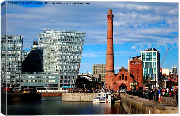  Pump House, Albert Dock Canvas Print by Colin Keown