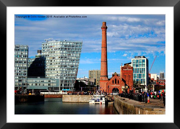  Pump House, Albert Dock Framed Mounted Print by Colin Keown