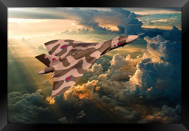  2015 The Last Tour of XH558 Framed Print by Stephen Ward