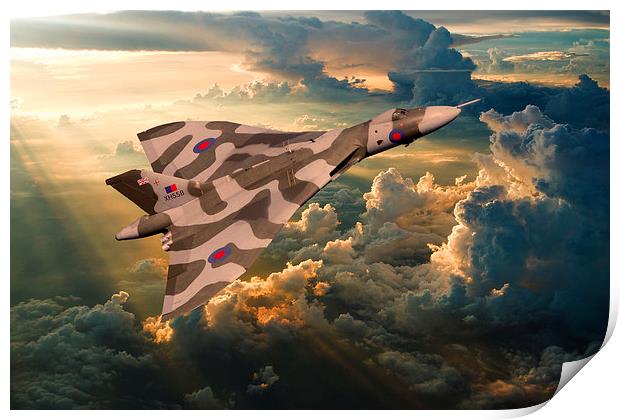  2015 The Last Tour of XH558 Print by Stephen Ward