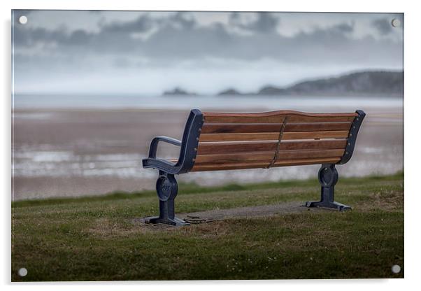  Mumbles memorial bench Acrylic by Leighton Collins