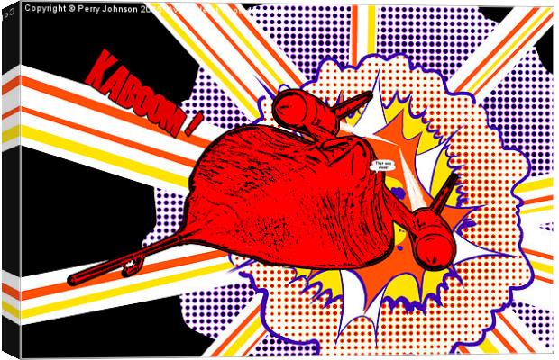  KABOOM! Canvas Print by Perry Johnson
