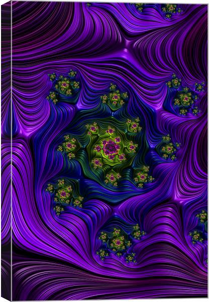 Purple Well Canvas Print by Steve Purnell