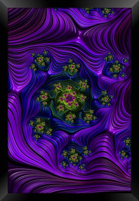 Purple Well Framed Print by Steve Purnell