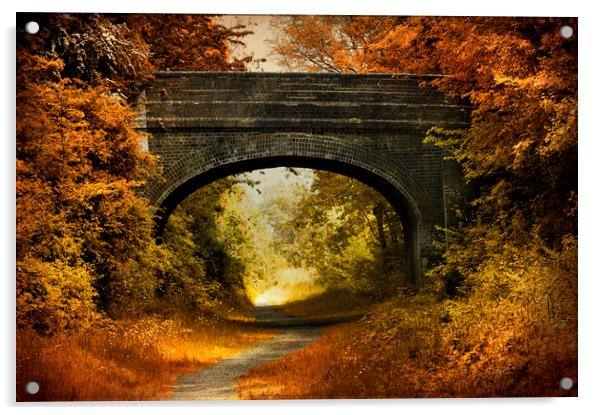 Path under a bridge Acrylic by Svetlana Sewell
