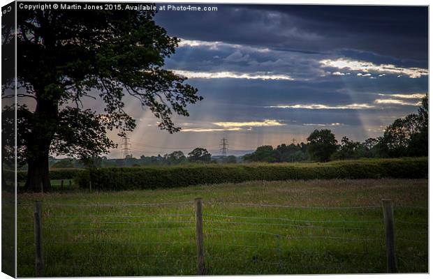  The Vale of Mowbray at Sundown Canvas Print by K7 Photography