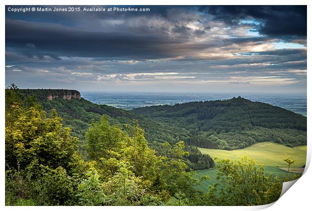  Roulston Scar from Sutton Bank Print by K7 Photography