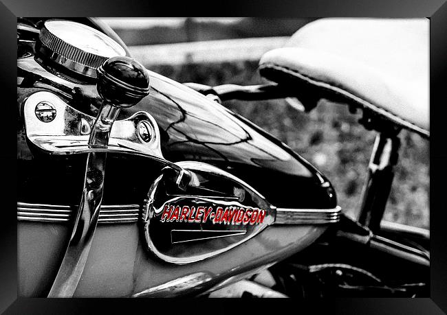  Harley Davidson Framed Print by David Martin