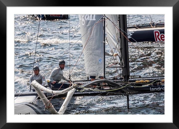 Extreme 40 Sir Ben Ainslie Framed Mounted Print by Steve Purnell